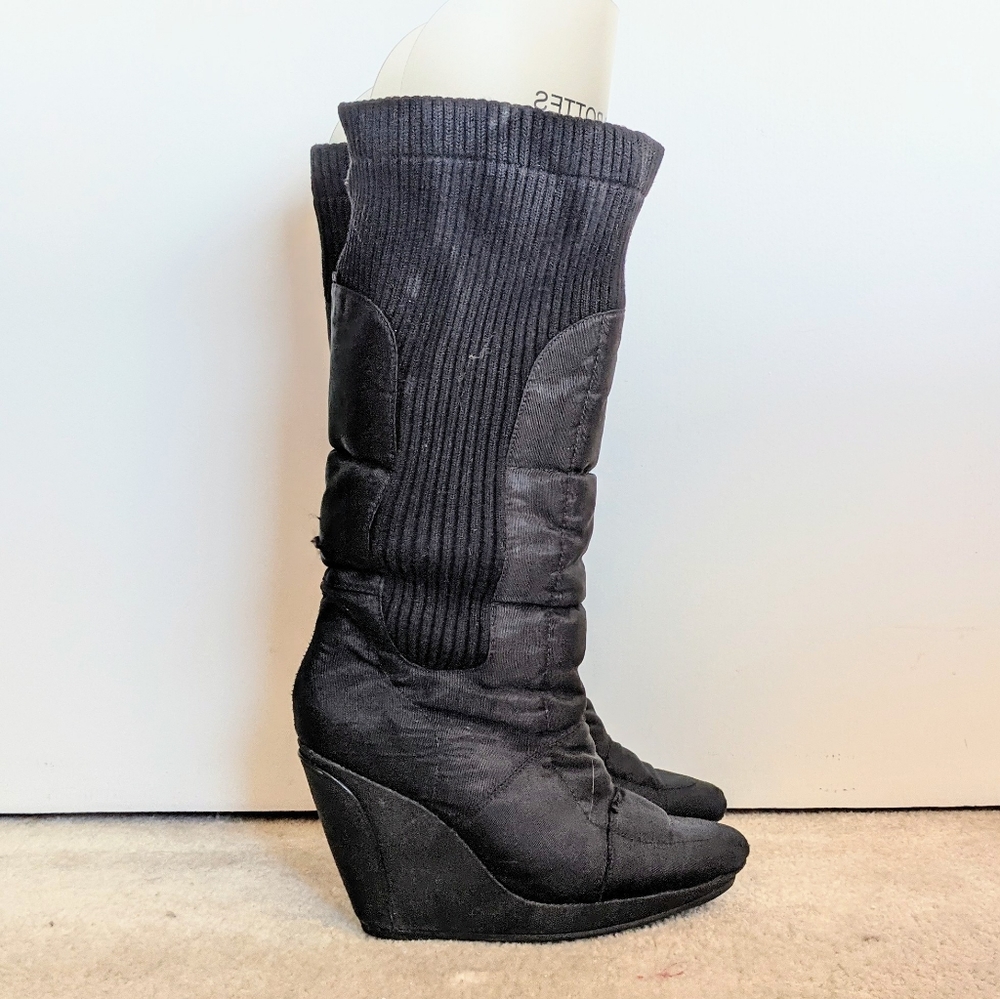Adidas SLVR knee-high winter boots